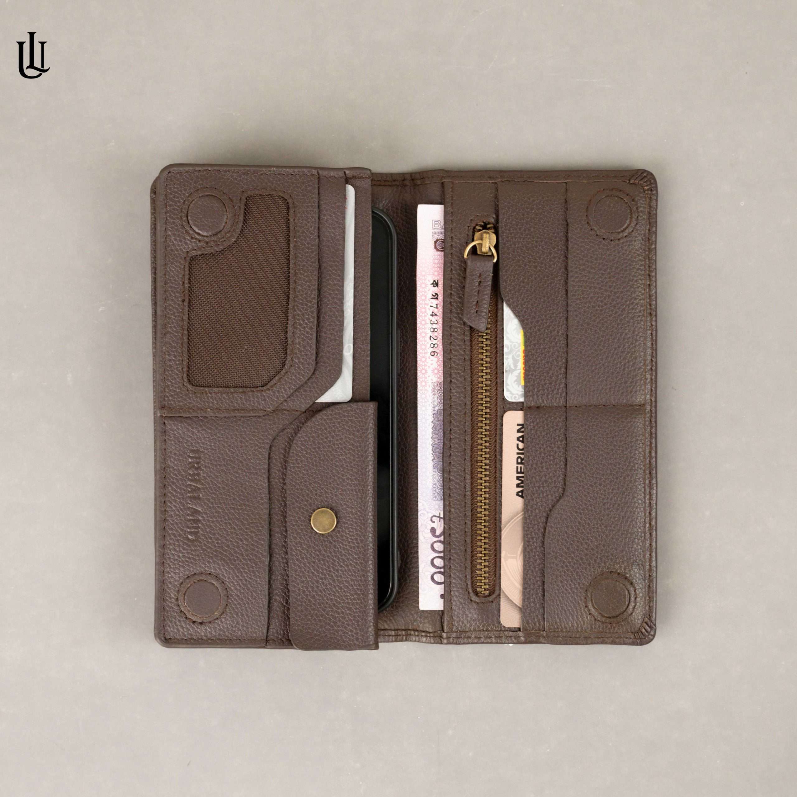 Walt Long Wallet - Chocolate