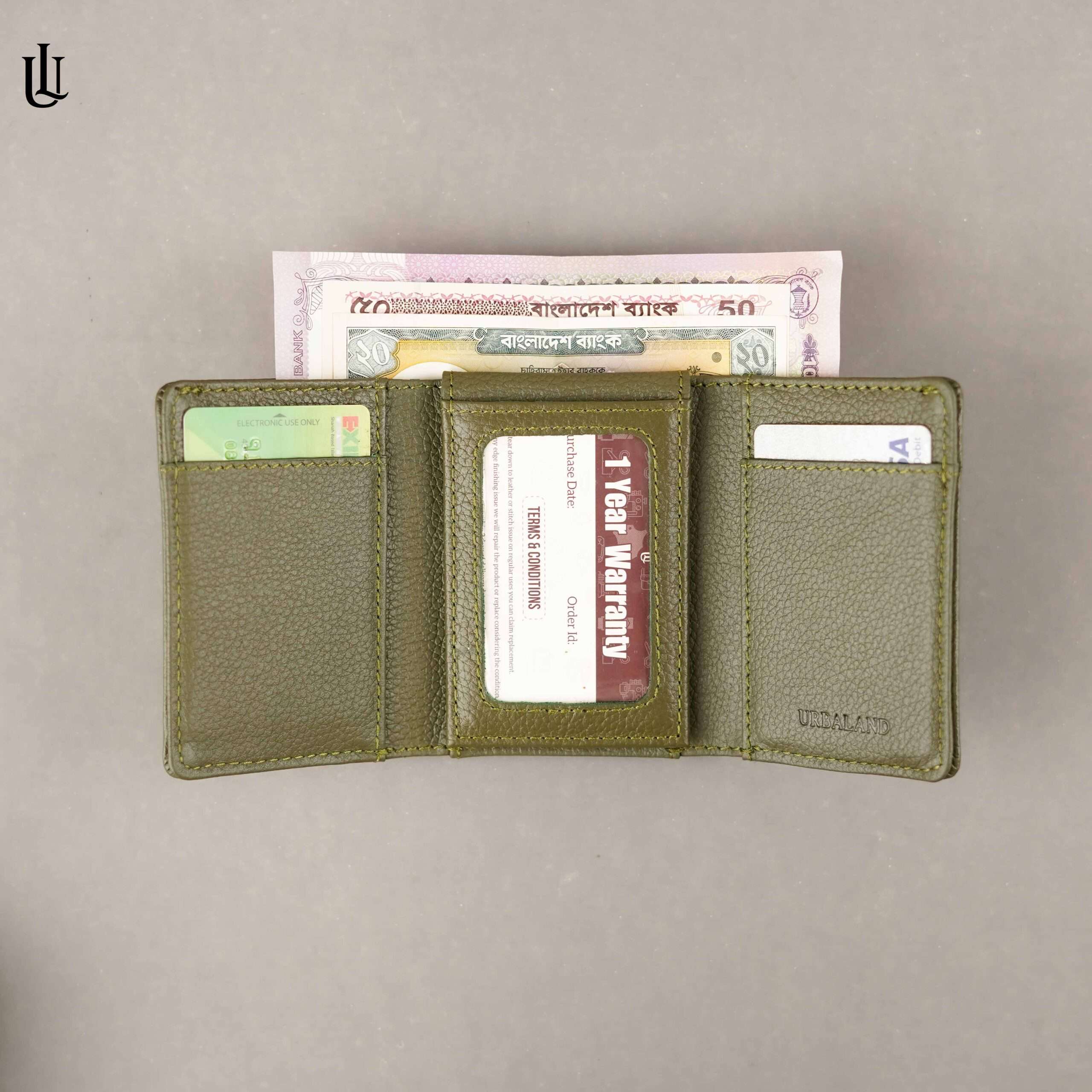 Edd Trifold Wallet – Olive