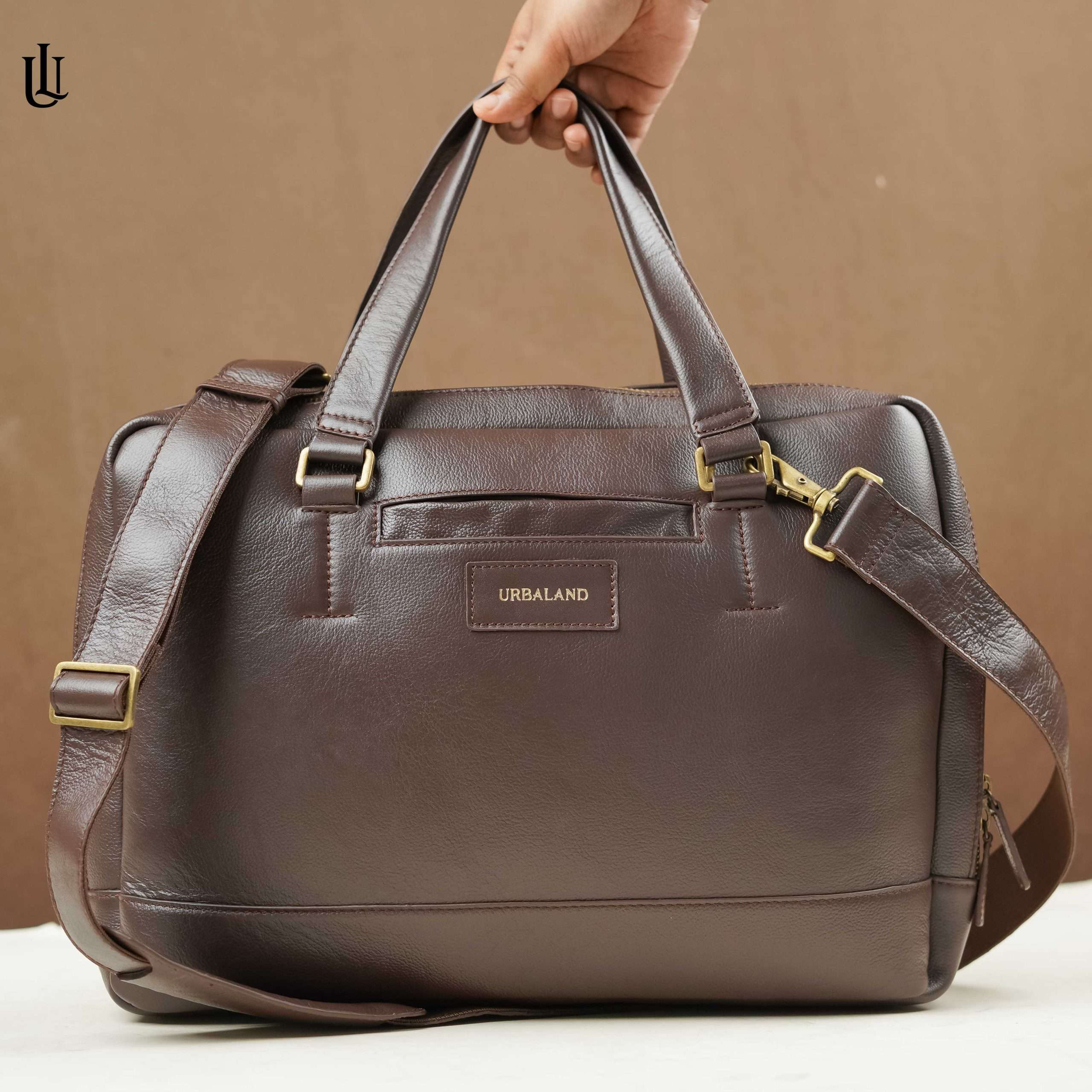 Logan Office Bag – Chocolate