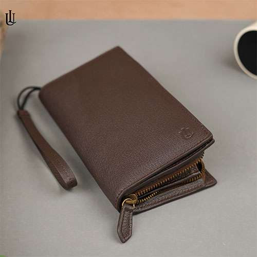 Barry Long Wallet - Chocolate