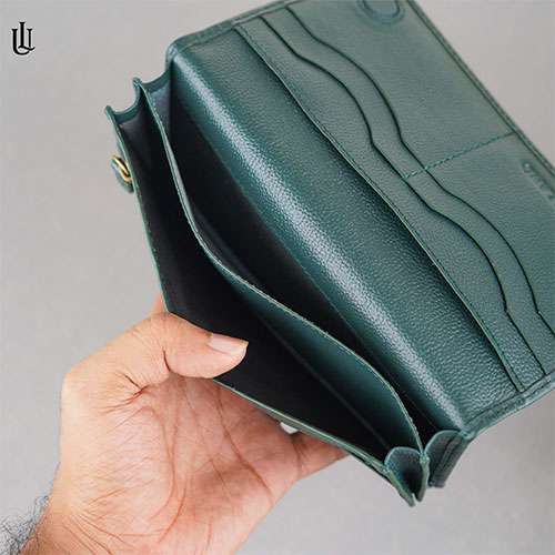 Wane Long Wallet - Army Green