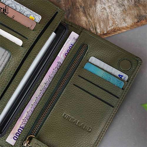 Kane Long Wallet V2 - Olive