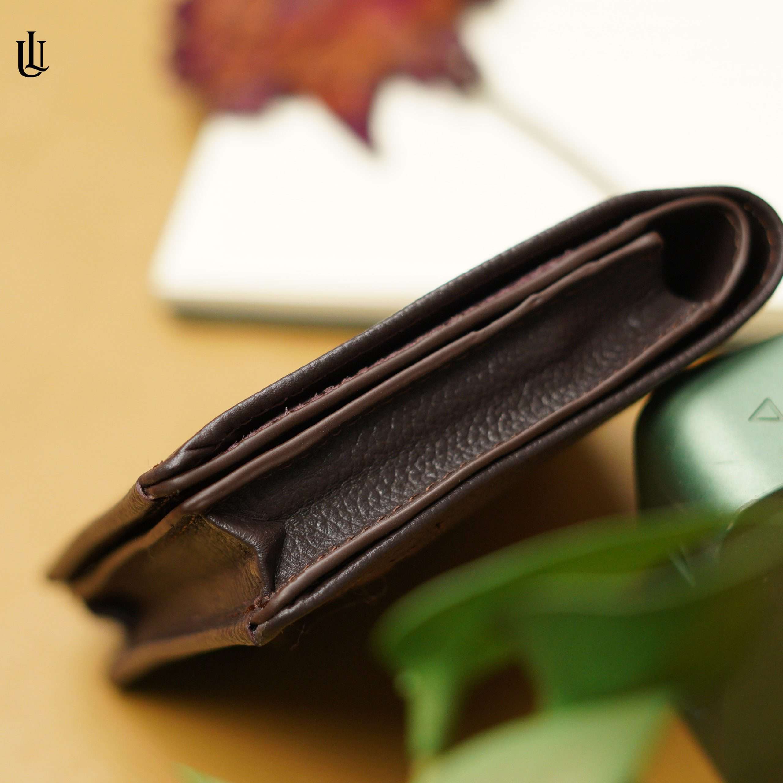 Matt Mini Wallet - Chocolate