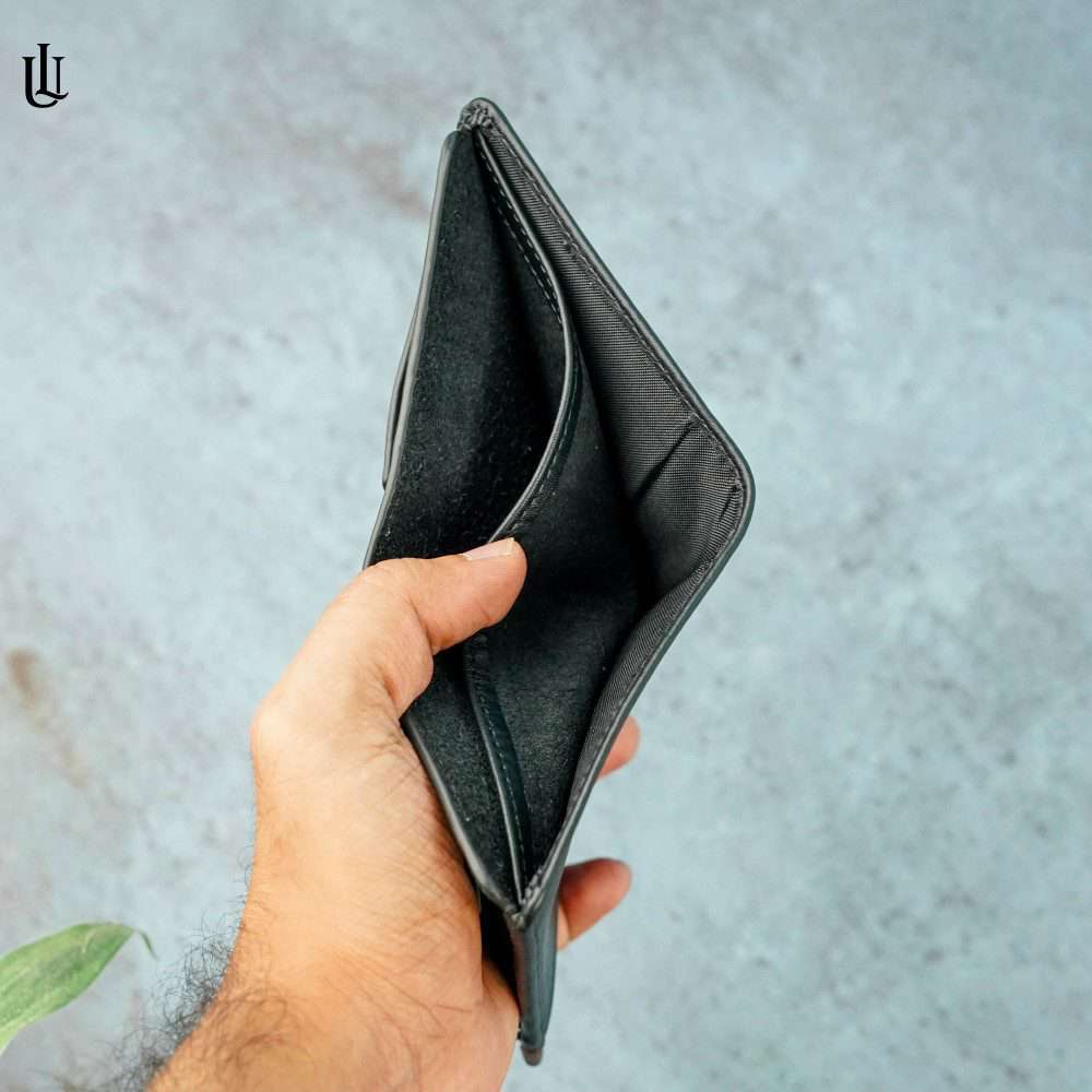 Tucker Hybrid Wallet (License Card Holder + Moneybag) - Black