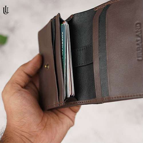 Cliff Mini Wallet - Chocolate