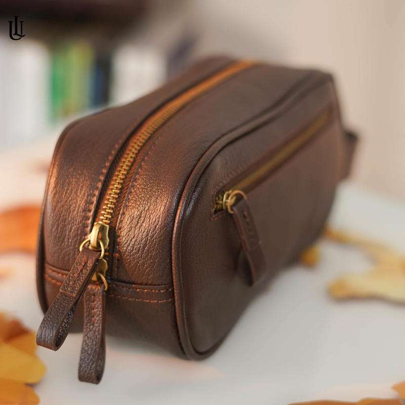 Hong Pouch Bag - Chocolate Leather