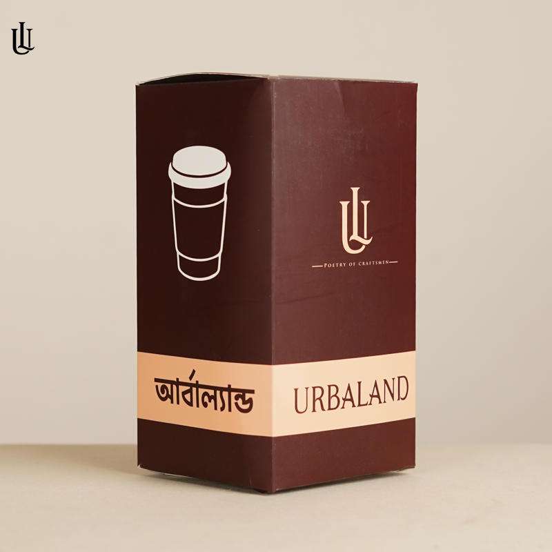 Urblaland leather Coffee Mug with Coaster