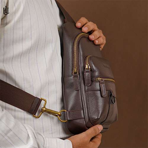 Cooper Crossbody Bag - Chocolate