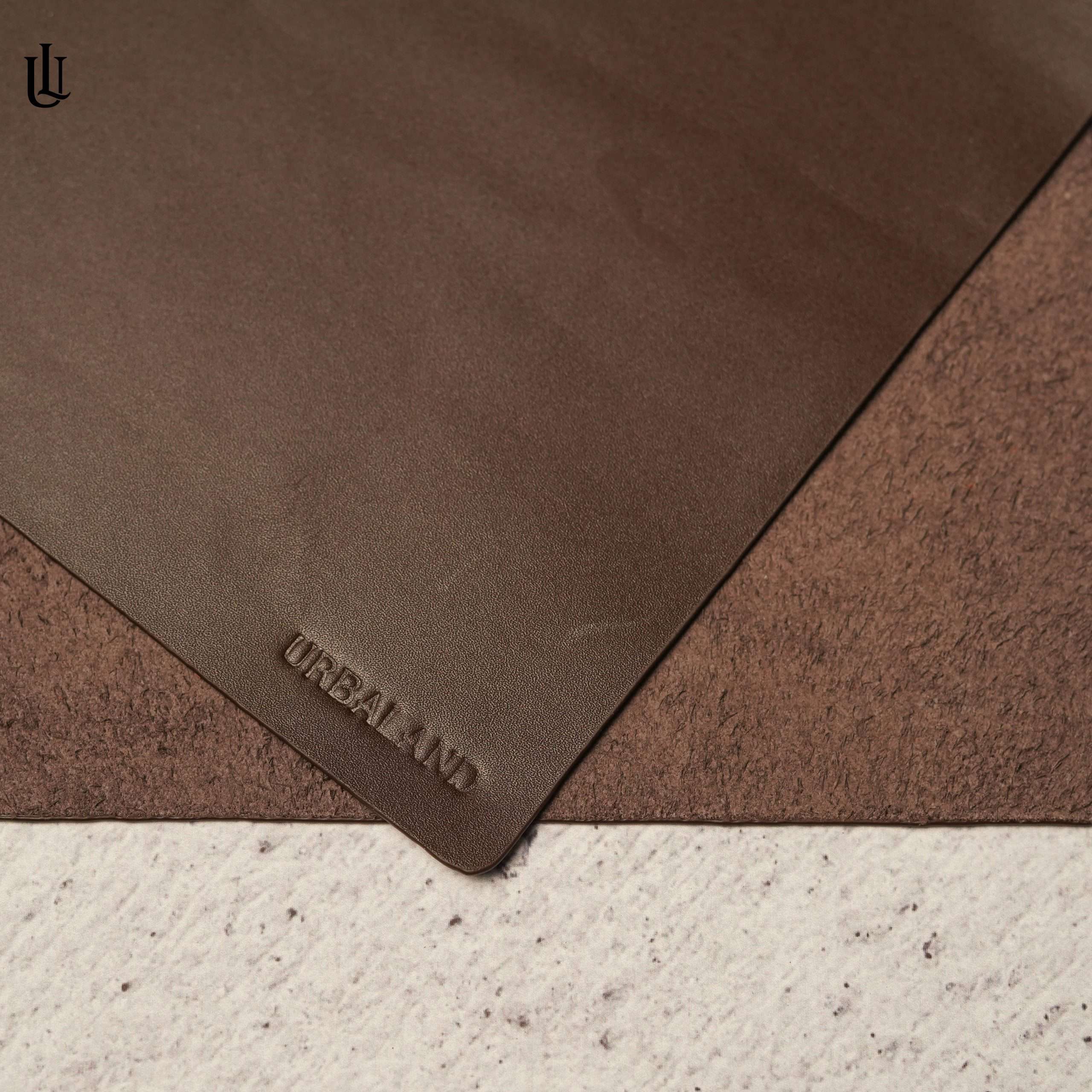 Mitch Leather Mousepad Chocolate Grain
