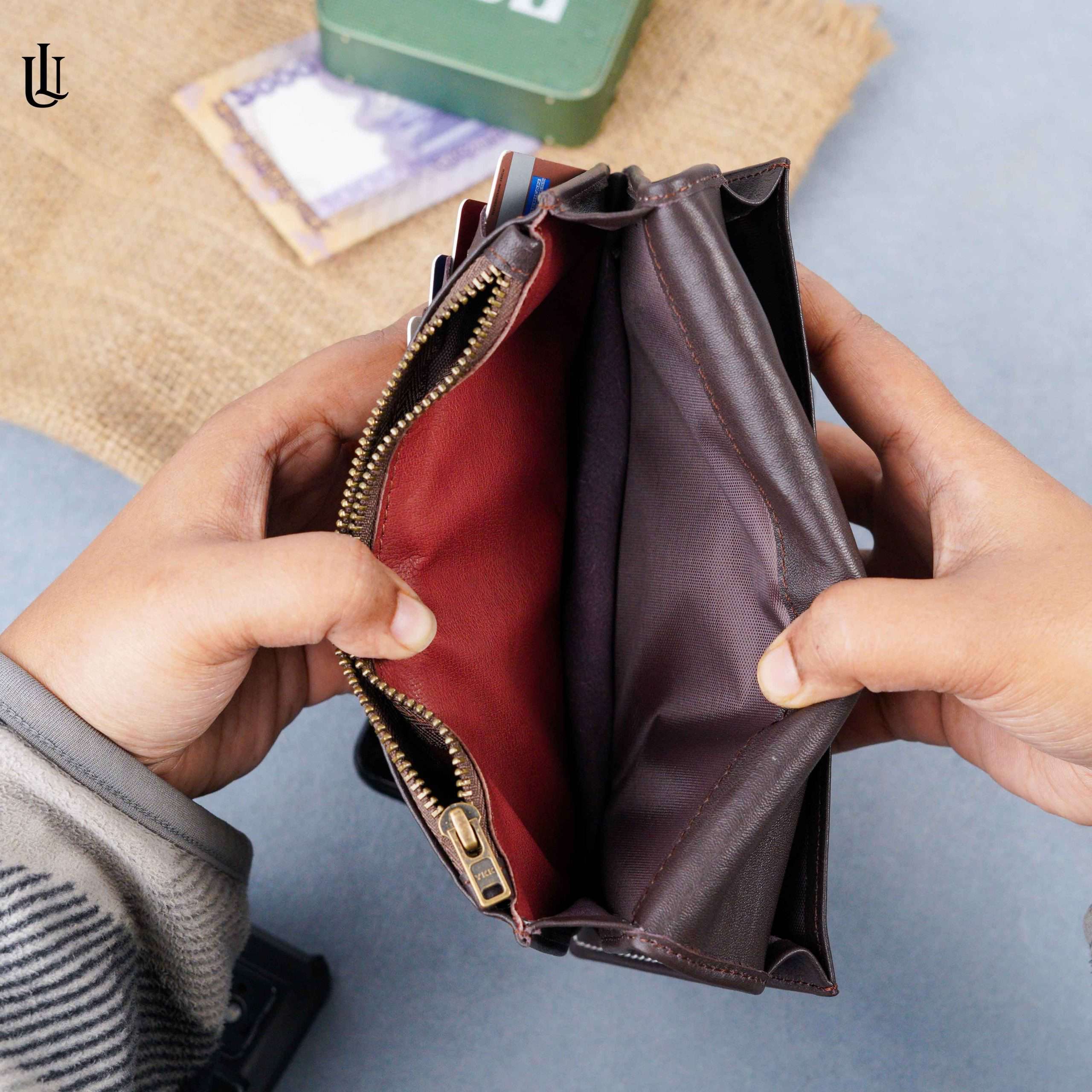 Dane Semi Long Wallet Chocolate - V2
