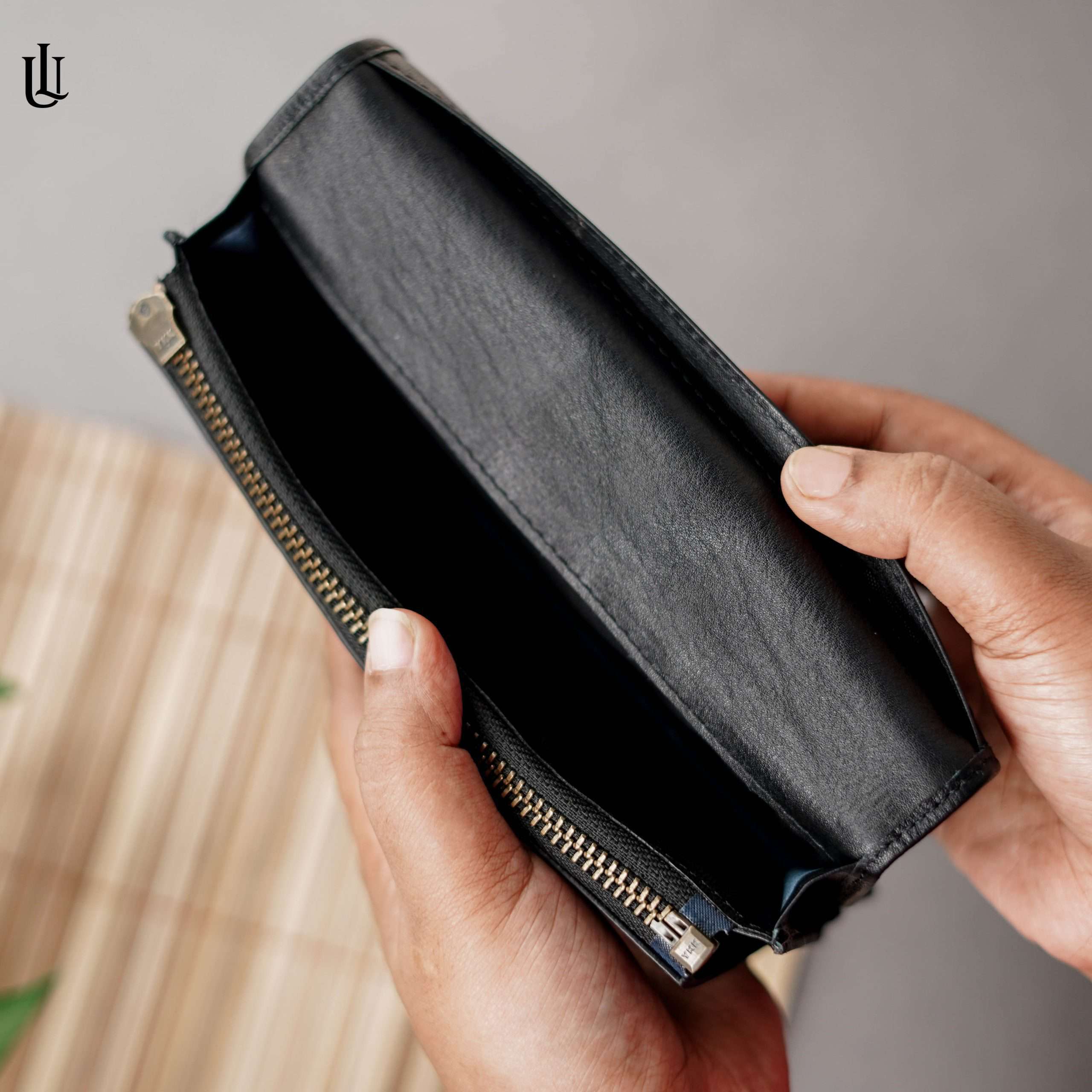 Dane Semi Long Wallet Black
