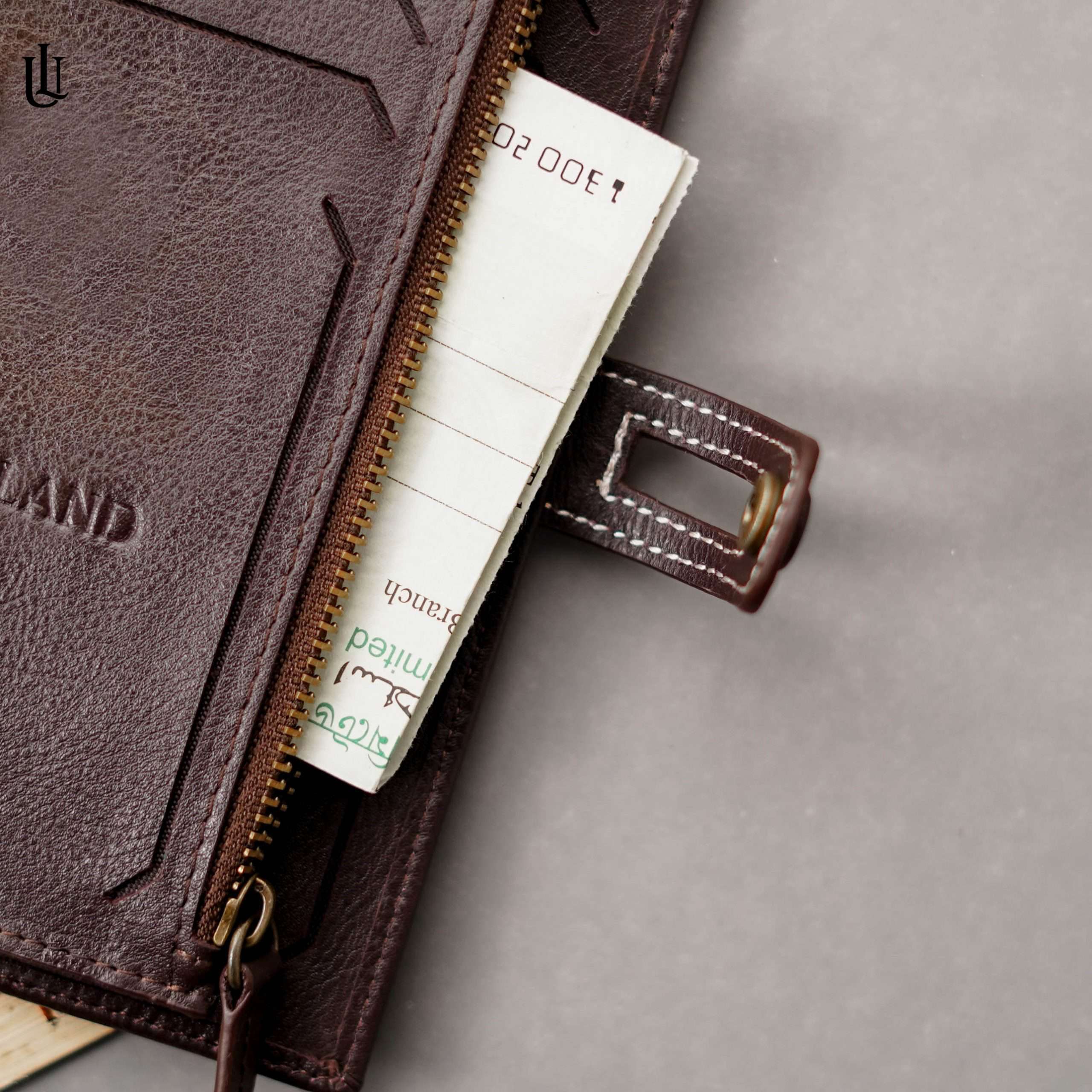 Dane Semi Long Wallet Chocolate