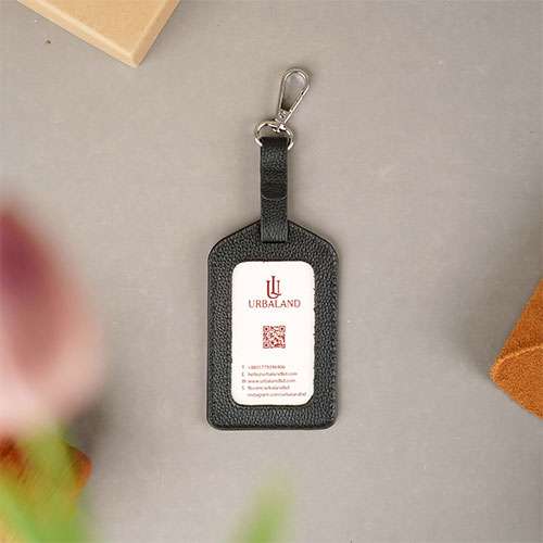 Urbaland Leather ID Card Holder - Black