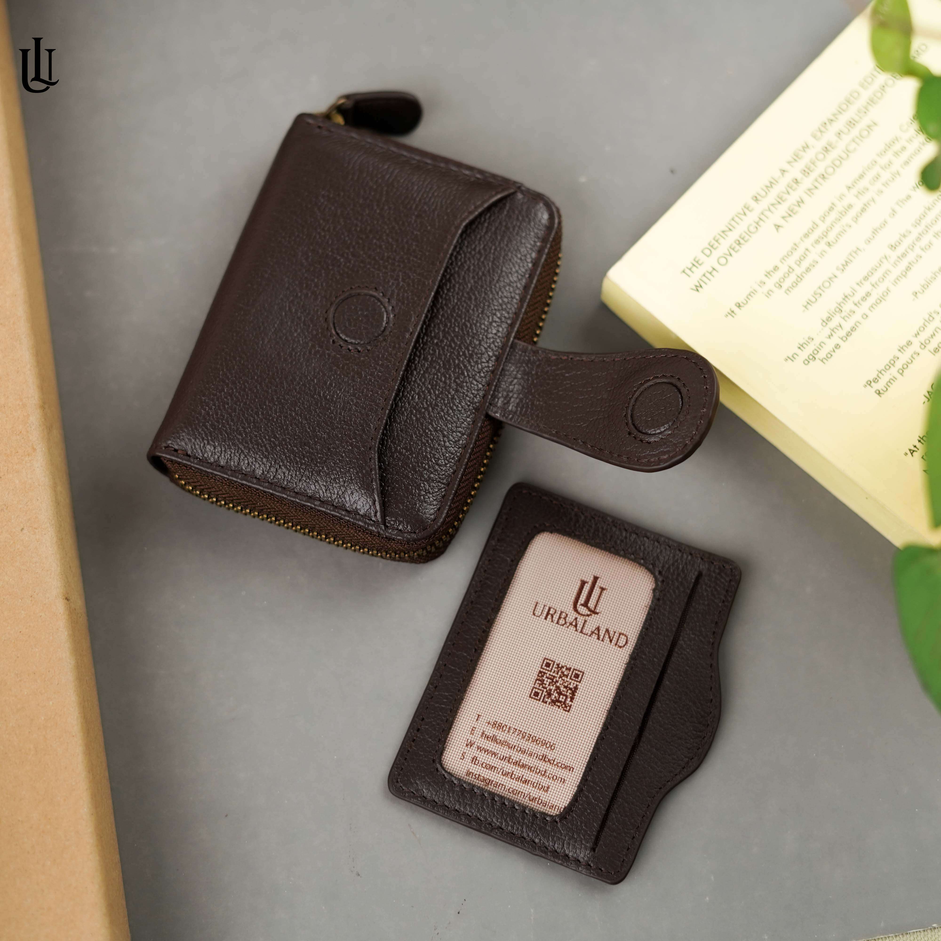 Billy Bifold Magnet Wallet - Chocolate