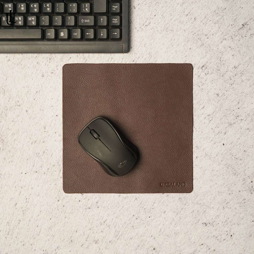 Mitch Leather Mousepad Chocolate Grain