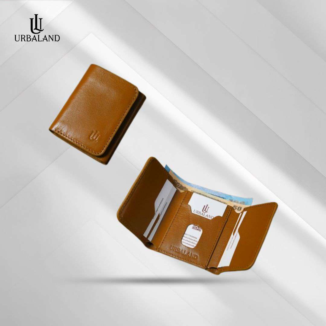 Reo Trifold Wallet - Brown