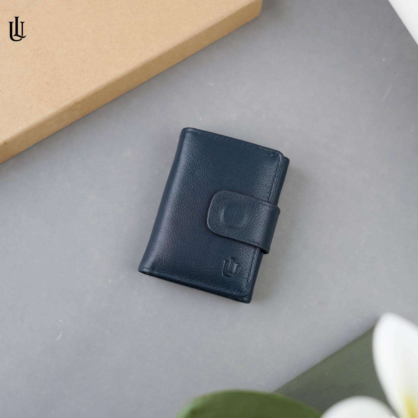 Edd Trifold Wallet – Navy Blue