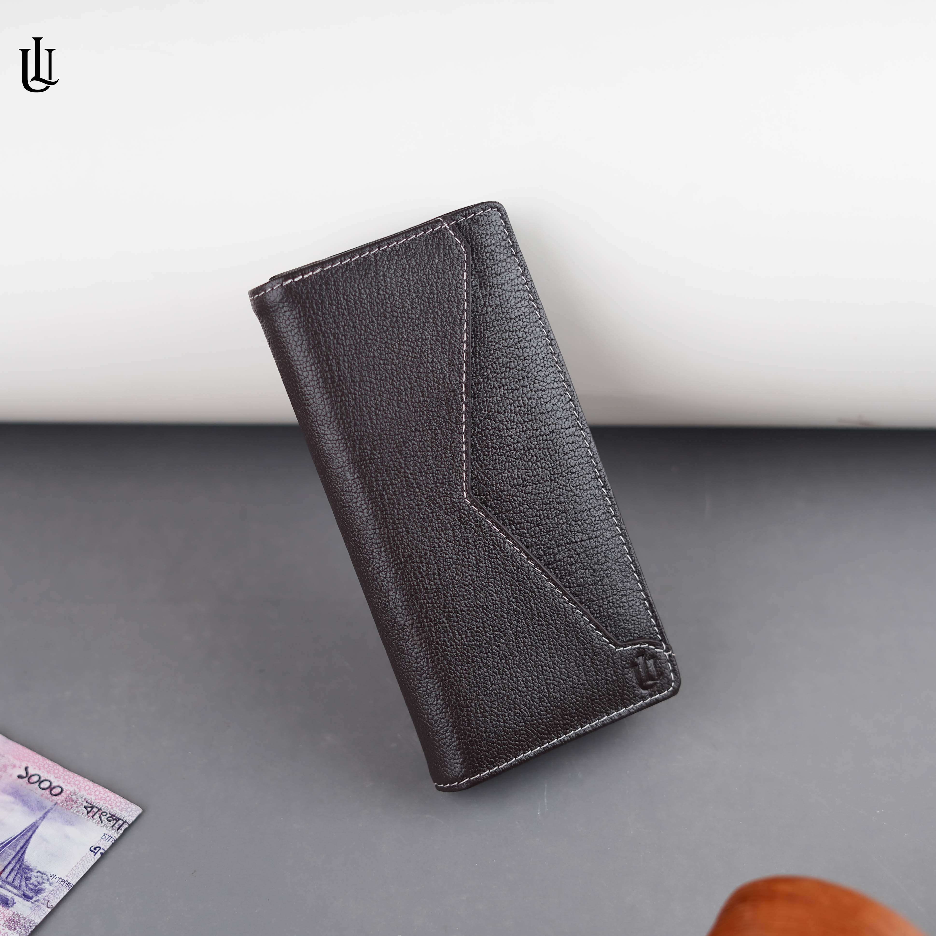 Karl Long Wallet Chocolate