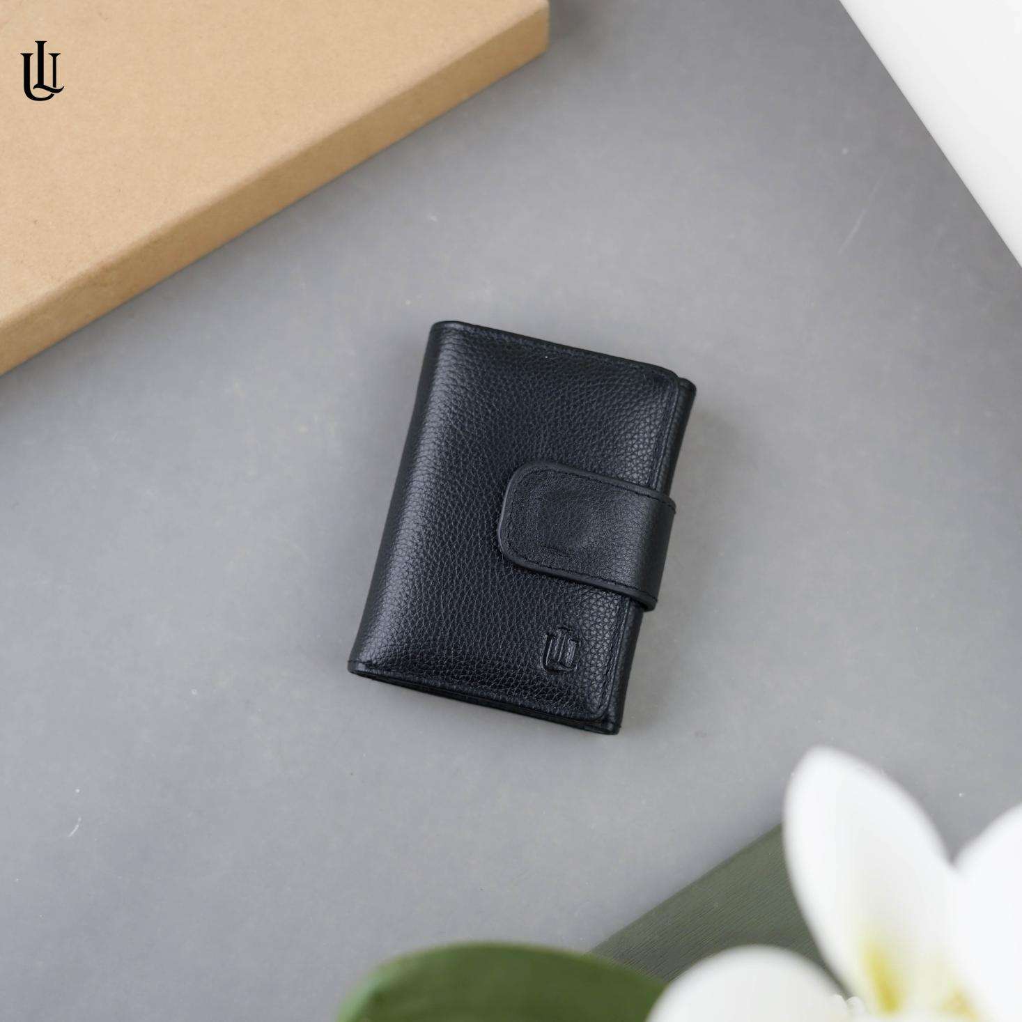 Edd Trifold Wallet - Black