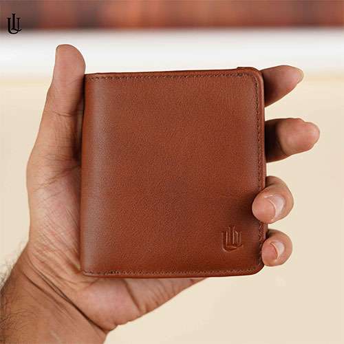 Matt Mini Wallet - Camel Brown