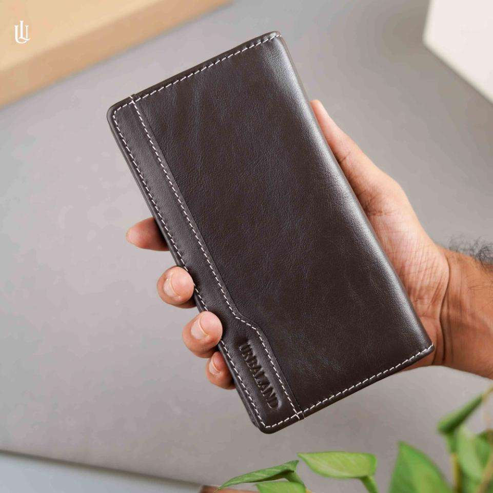 Wale Long Wallet - Chocolate