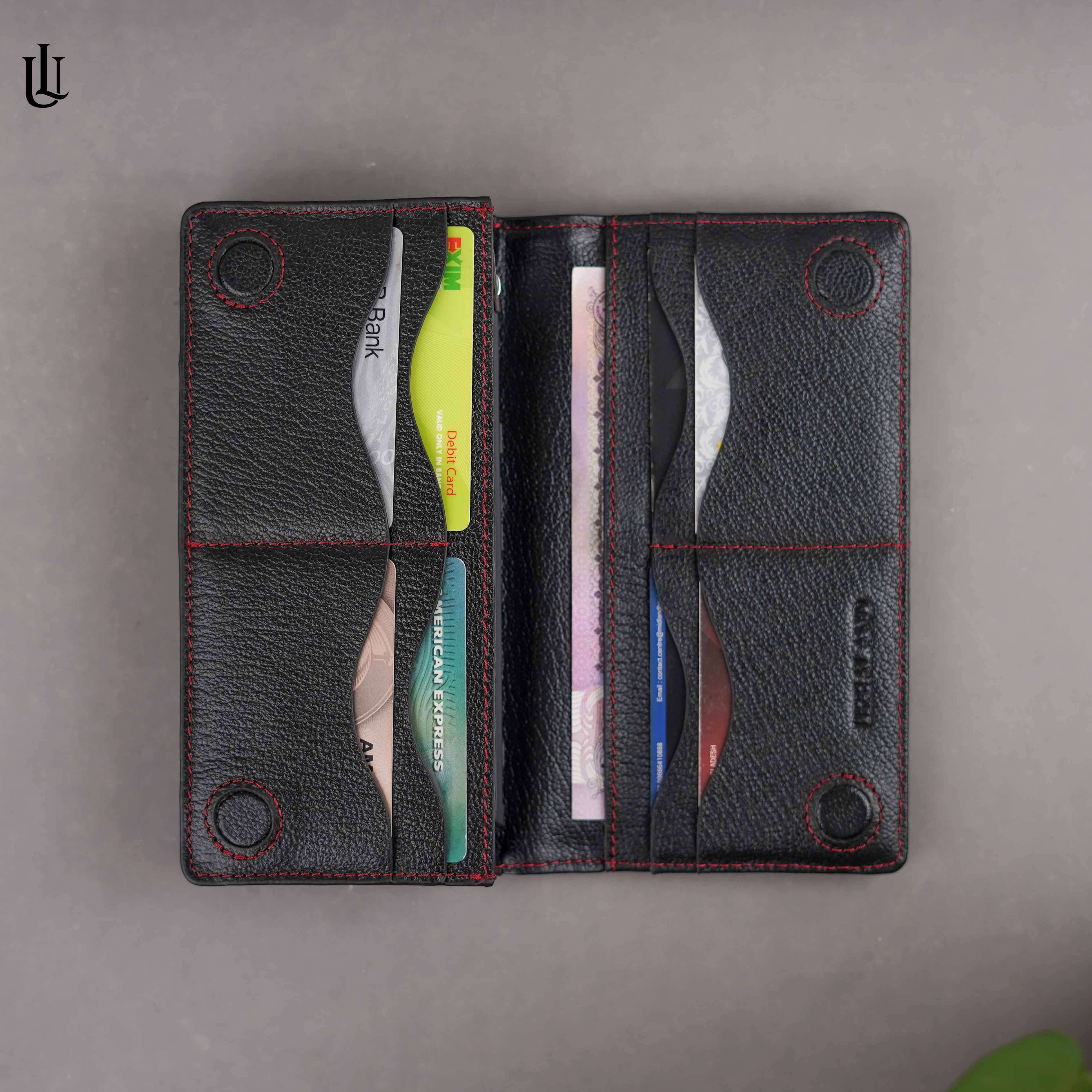 Karl Long Wallet Black