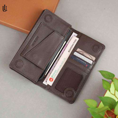 Jarvi Long Wallet - Chocolate