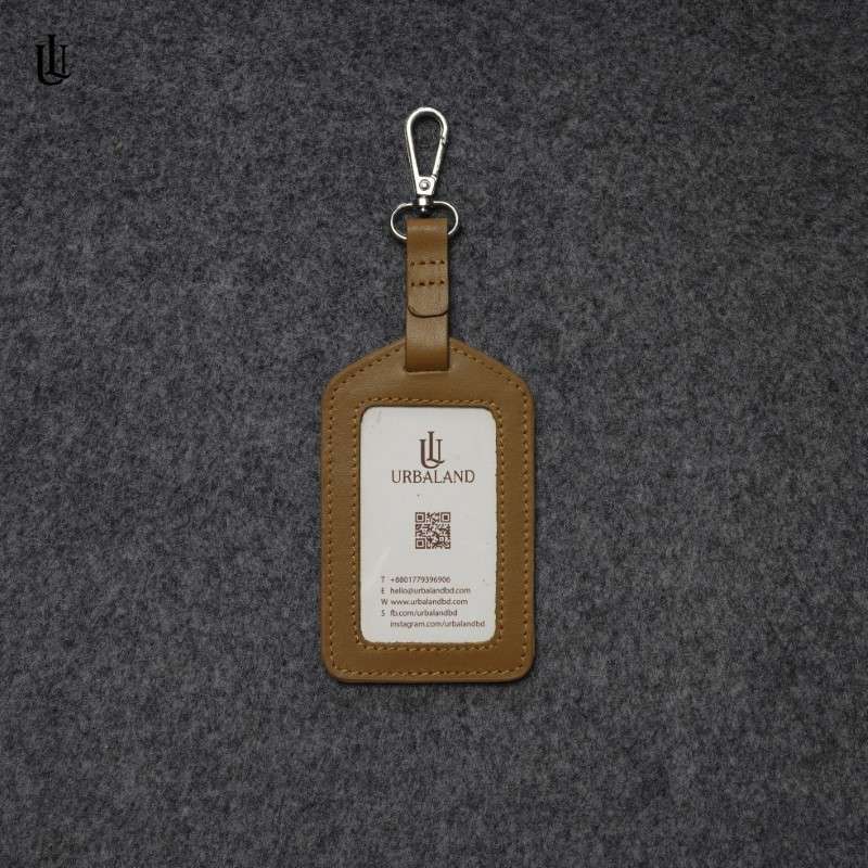 Urbaland Leather ID Card Holder - Brown