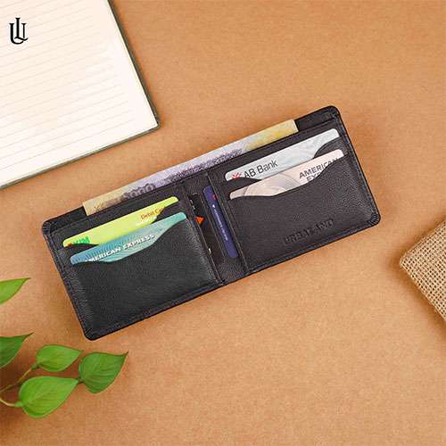 Roy Bifold Wallet - Black