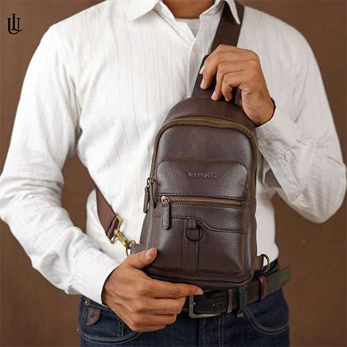 Cooper Crossbody Bag - Chocolate