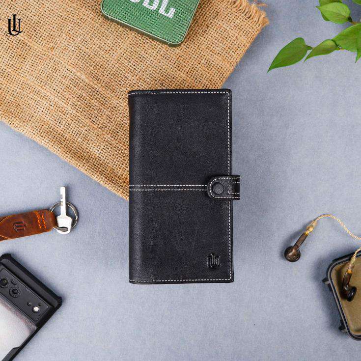 Dane Semi Long Wallet Black - V2