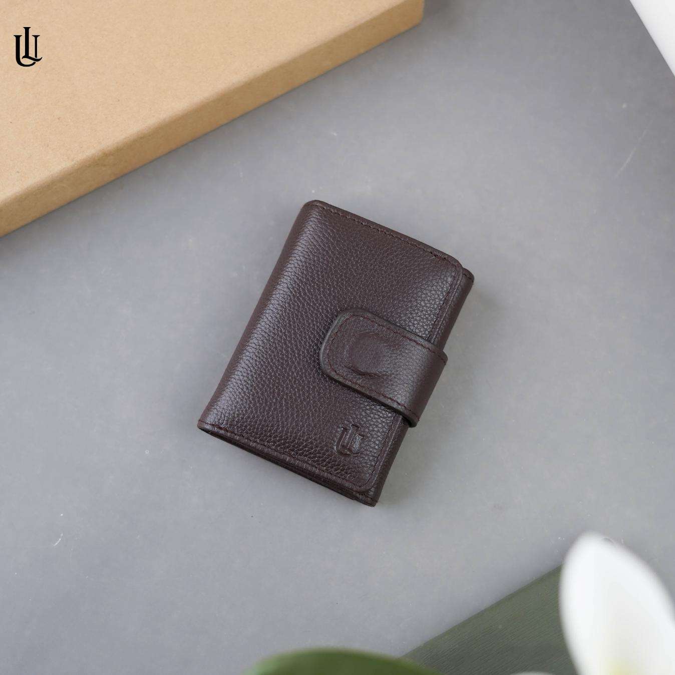 Edd Trifold Wallet - Chocolate