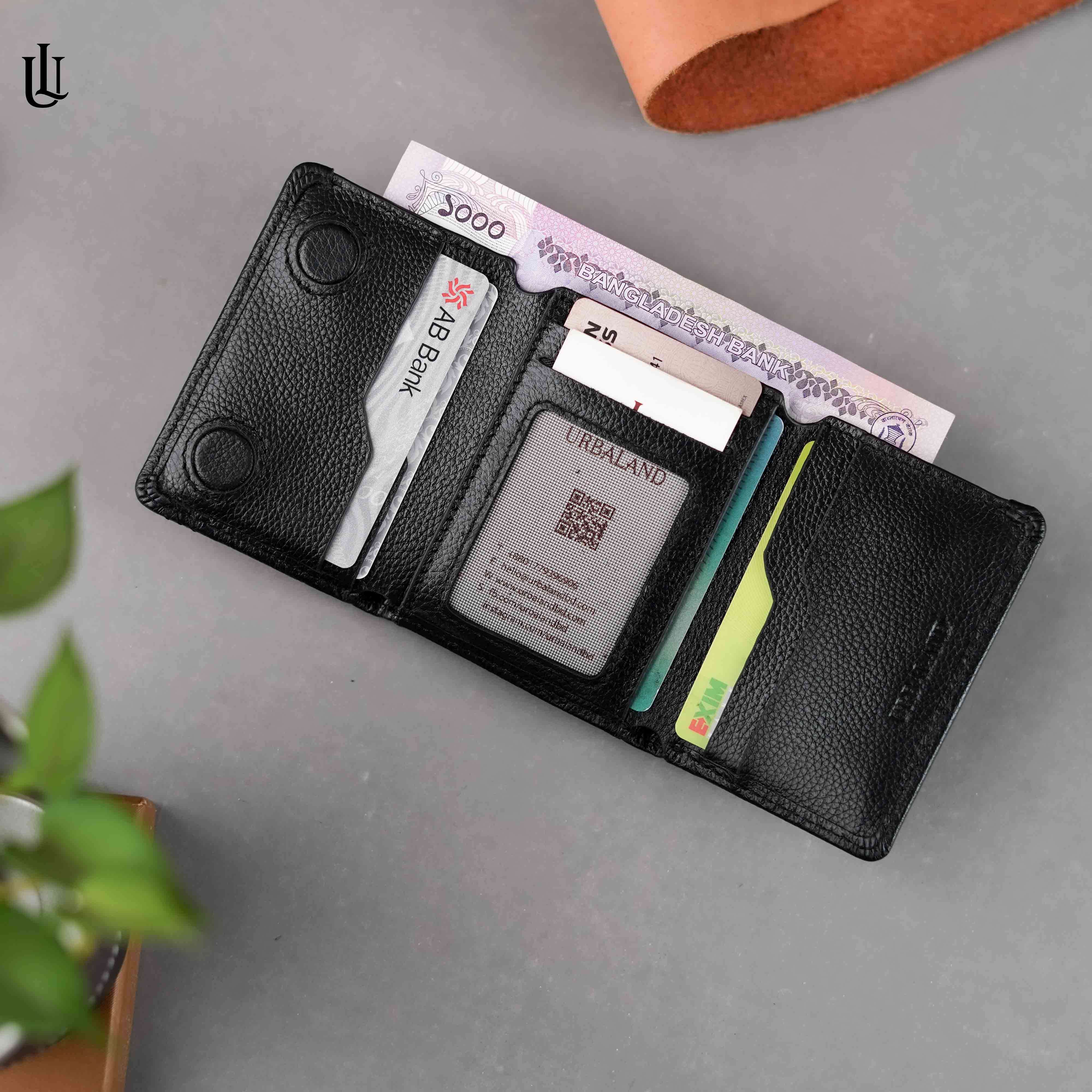 Odin Trifold Wallet – Black