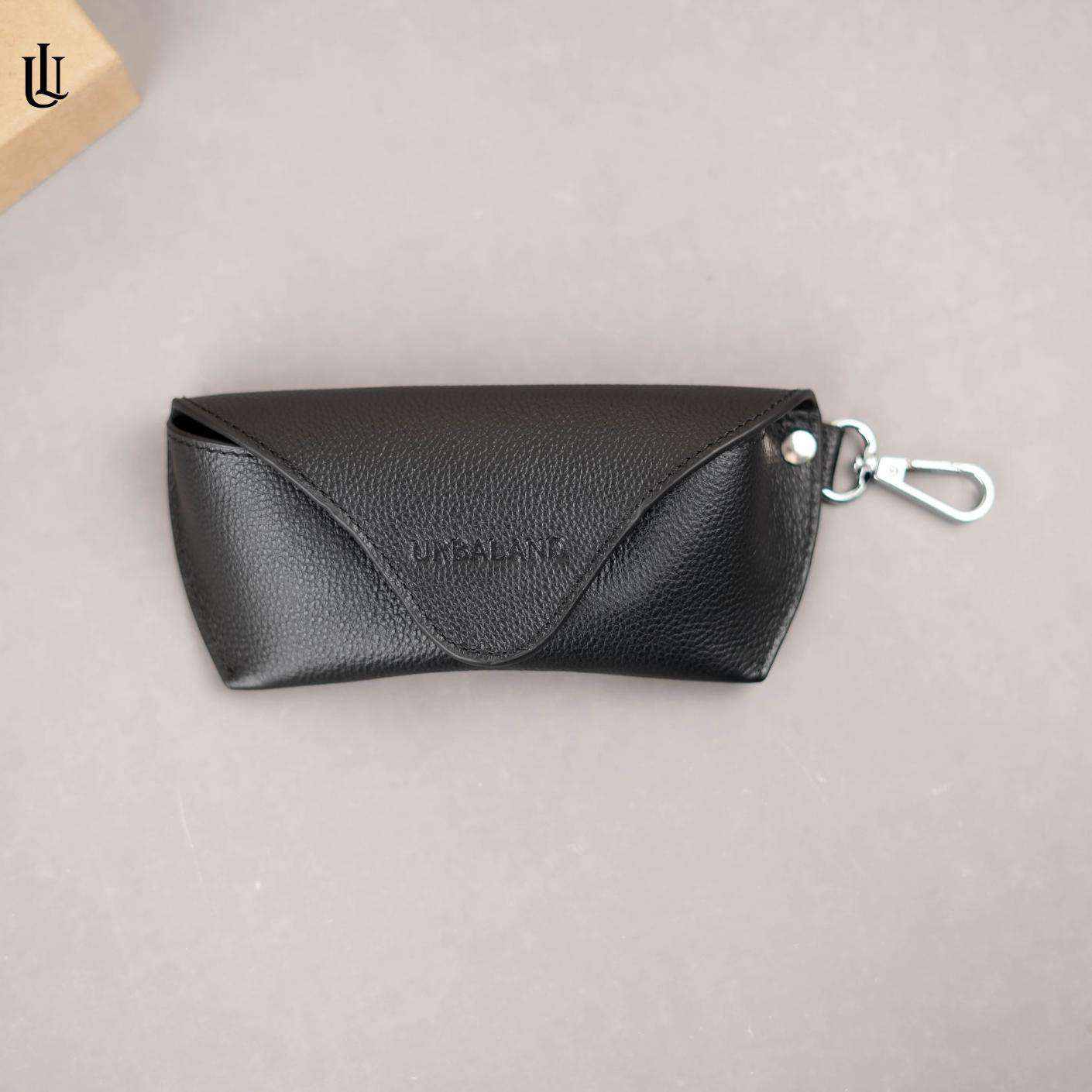 Demi Sunglass/Glass Leather Cover - Black