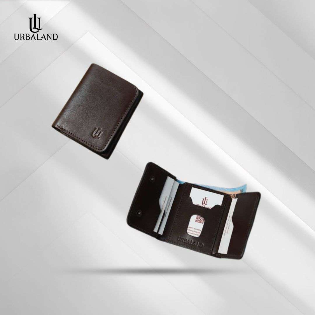 Theo Trifold Wallet - Chocolate