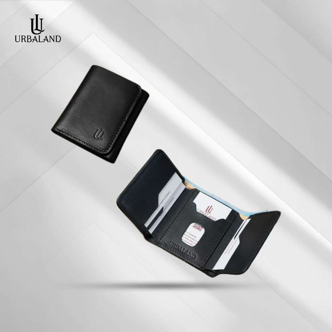 Reo Trifold Wallet - Black