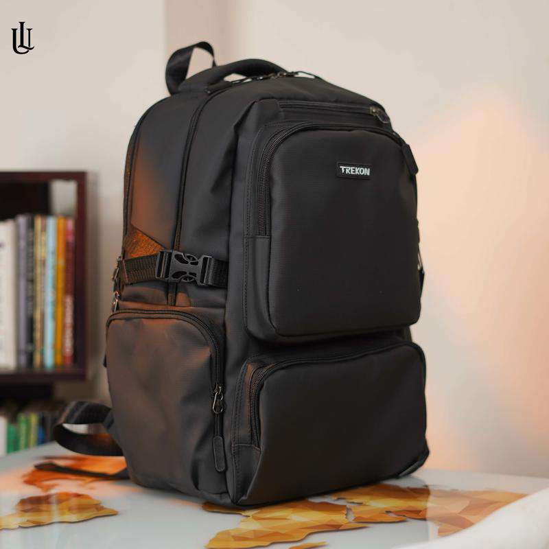 Trekon Backpack BP001 - Premium Jet Black