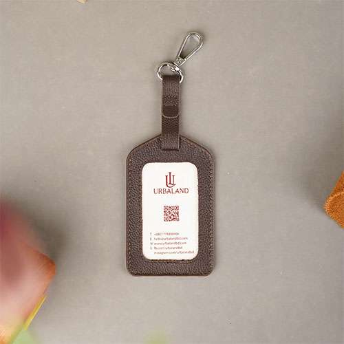 Urbaland Leather ID Card Holder - Chocolate