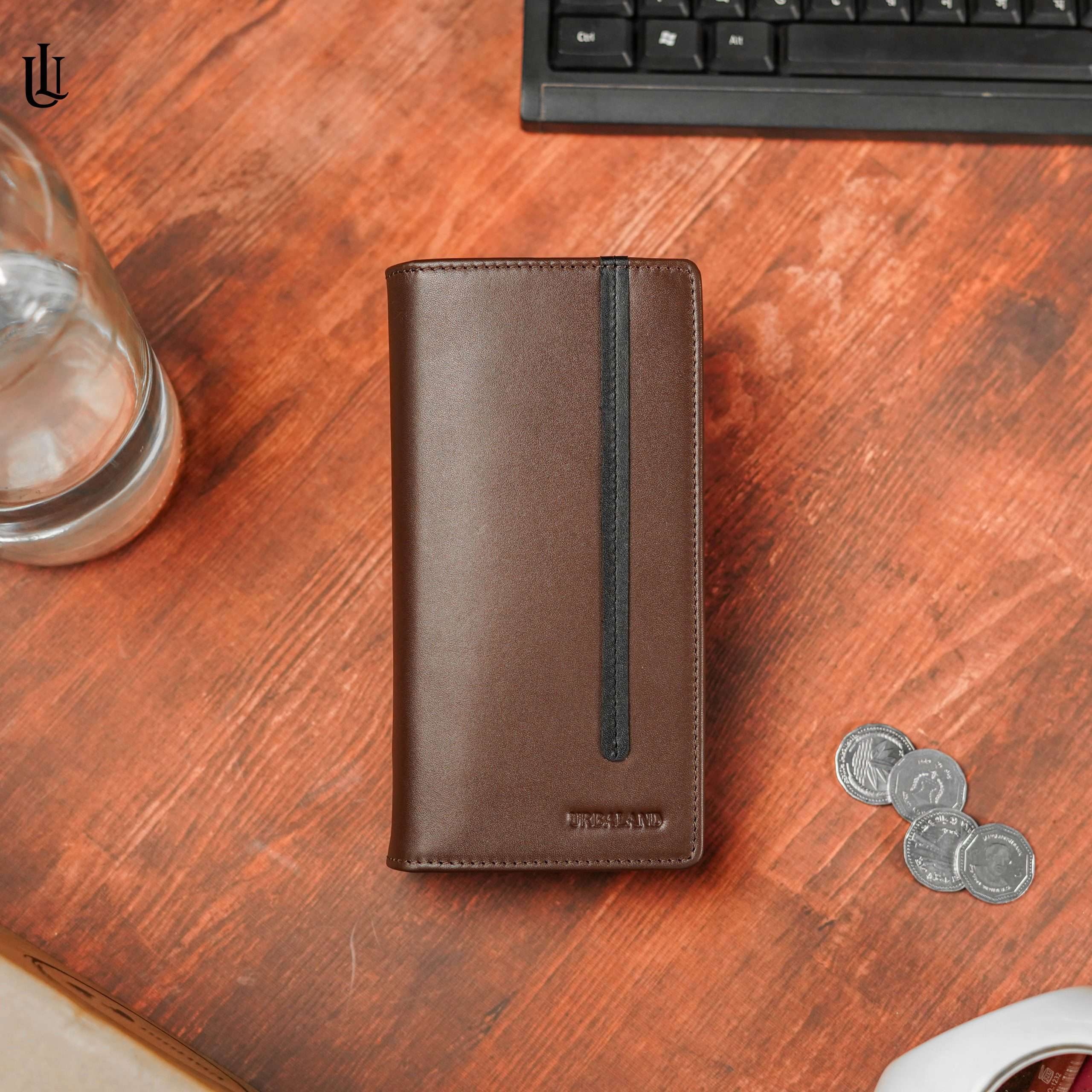 Kane Long Wallet - Chocolate