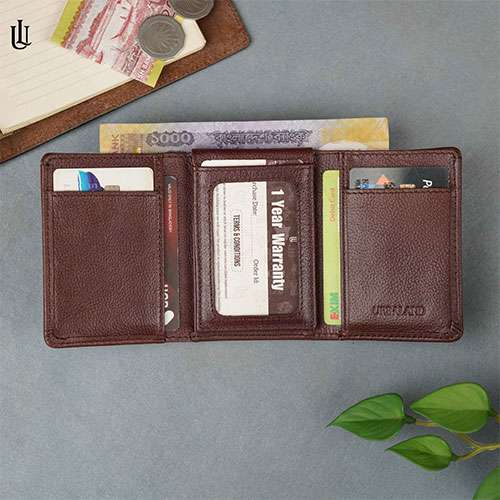 Edd Trifold Wallet – Red Wine