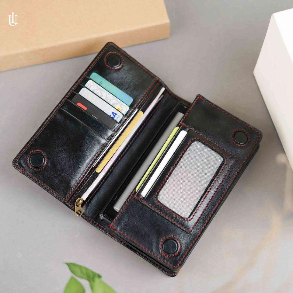 Wale Long Wallet - Black