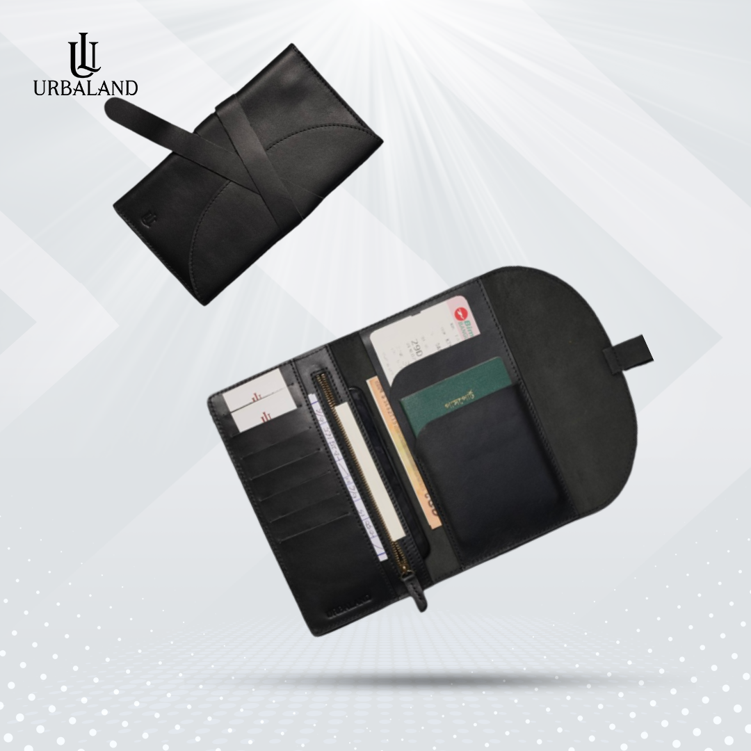 Griff Travel Wallet Black Color