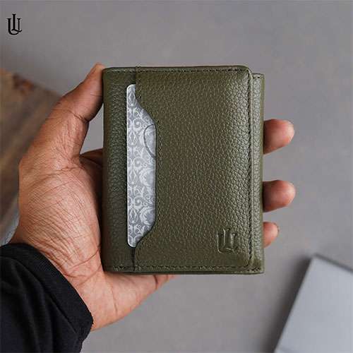 Tedd Magnet Trifold Wallet v2 - Olive